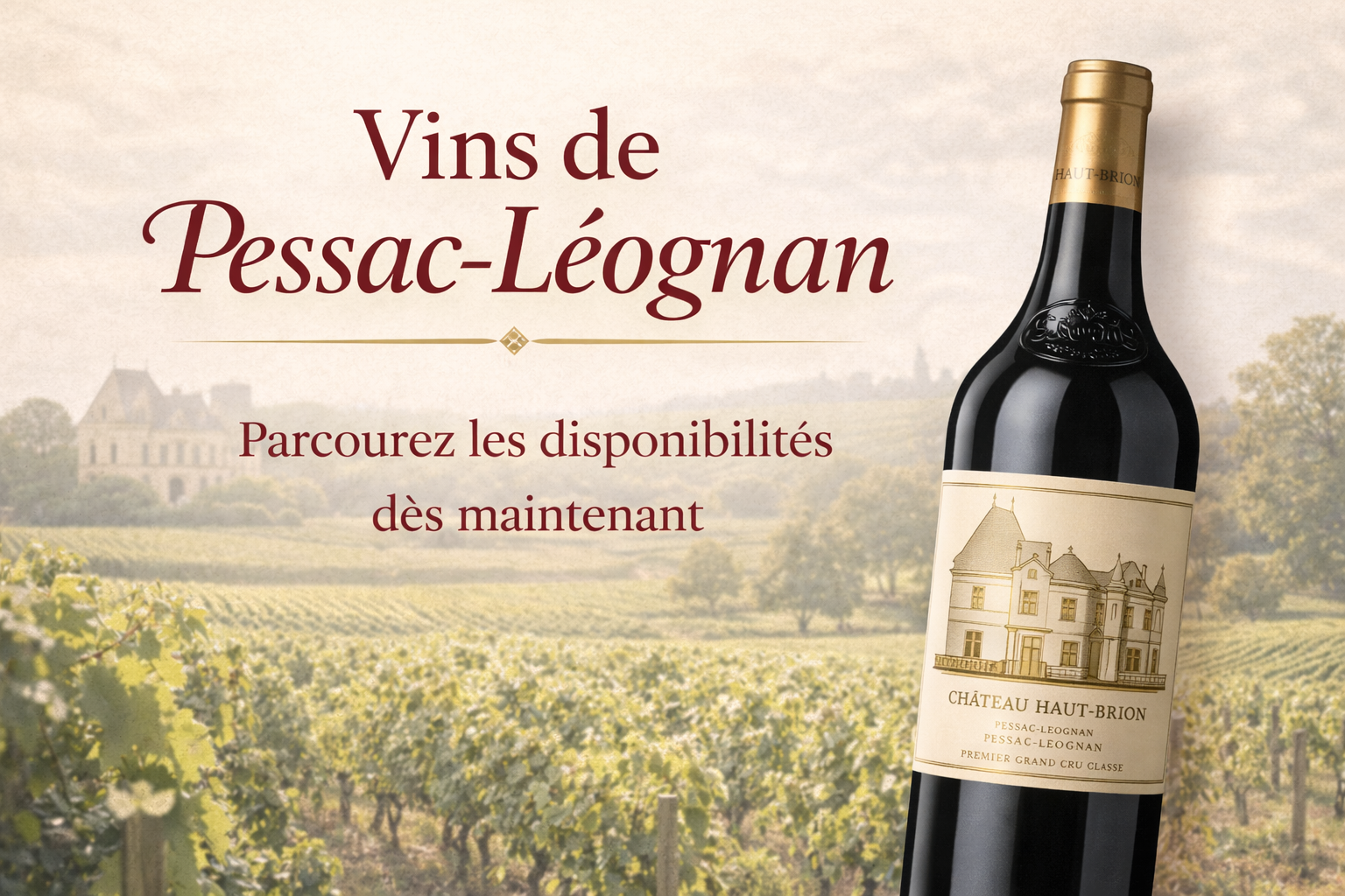 Vins de Pessac-Léognan Primeur 2025