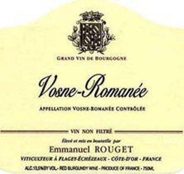Vosne-Romanée 2022 AOC  Domaine E.Rouget CBO(12x75cl)