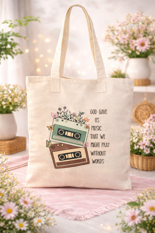 Worship Without Words Tote