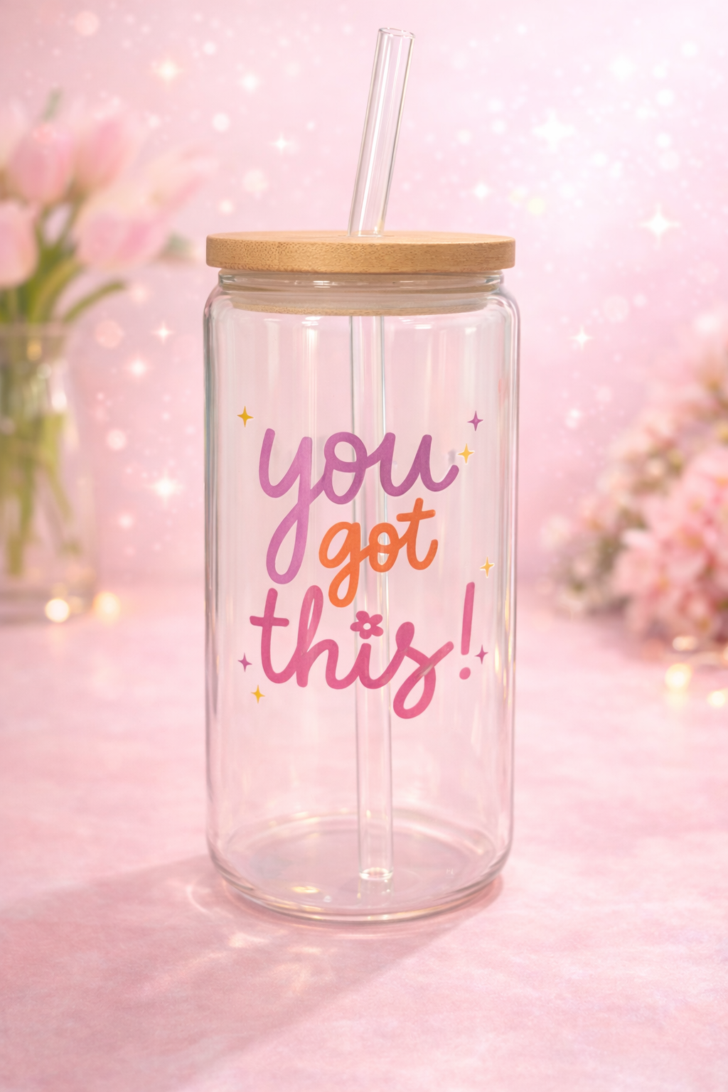 You Got This Glass Tumbler 16oz
