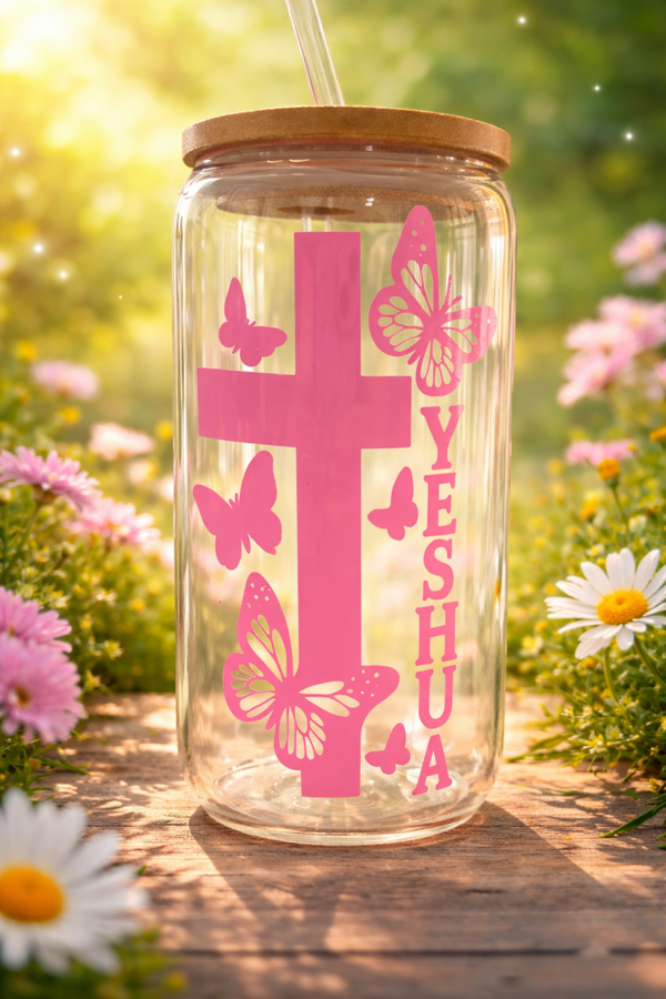 Saved & Soaring Glass Tumbler