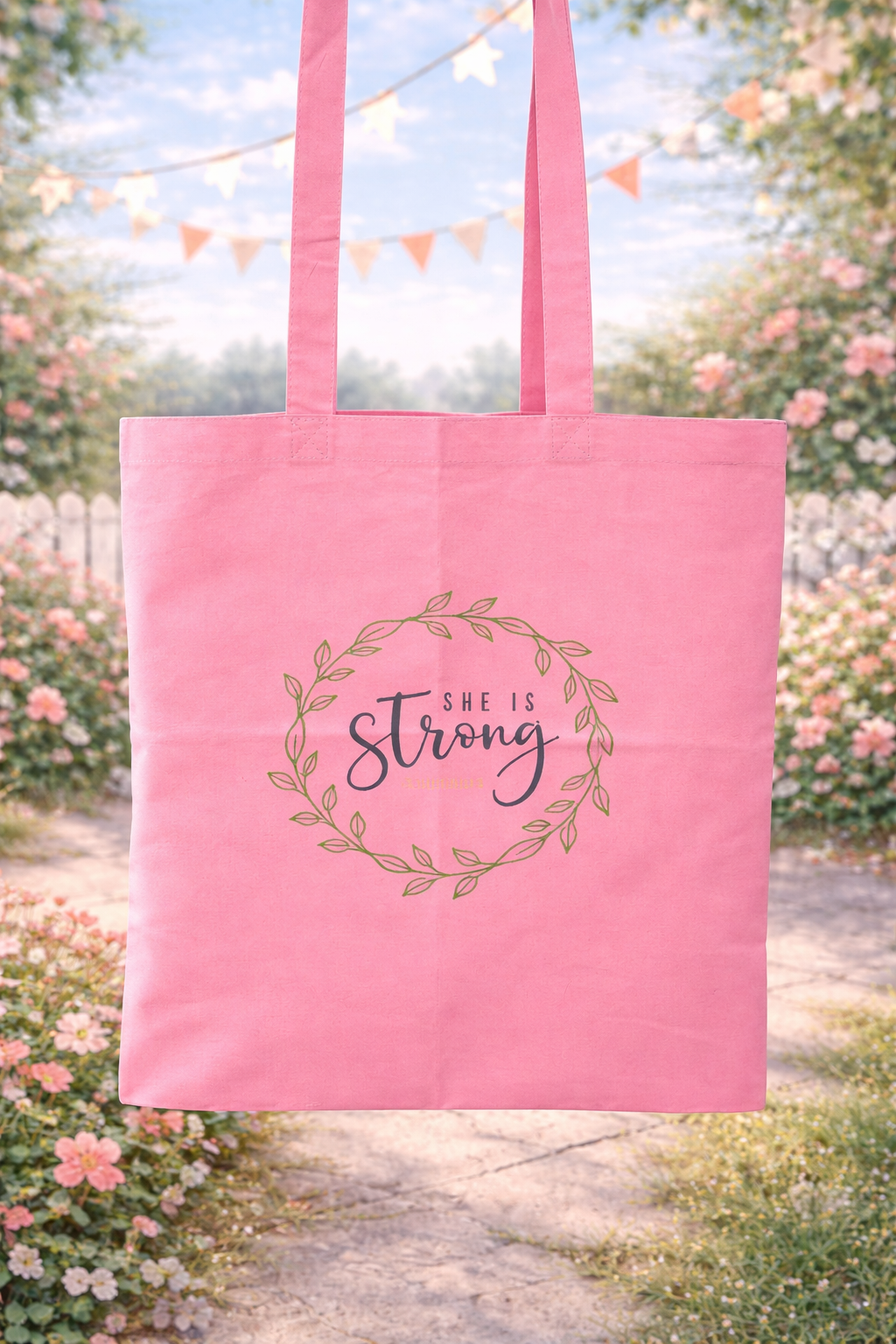 She Is Strong Tote