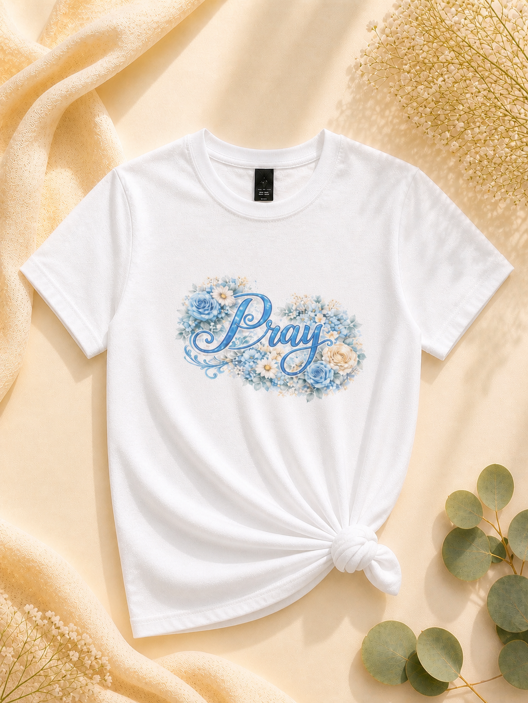 Pray Floral Tee