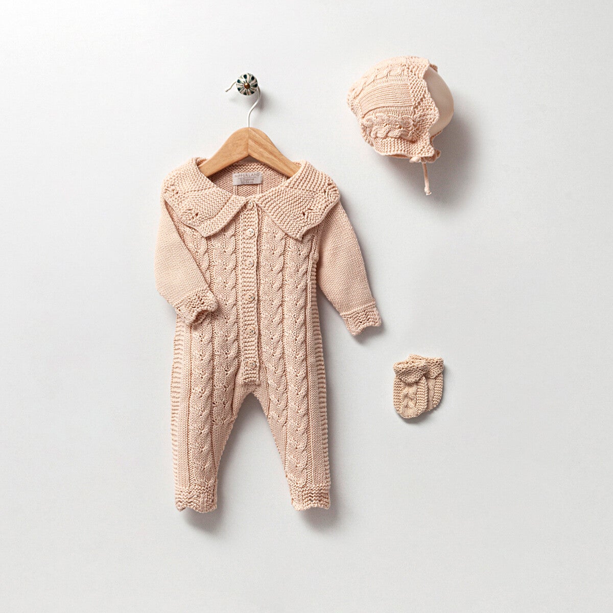 Bella set Roze, 3 delig, 0-3 maanden