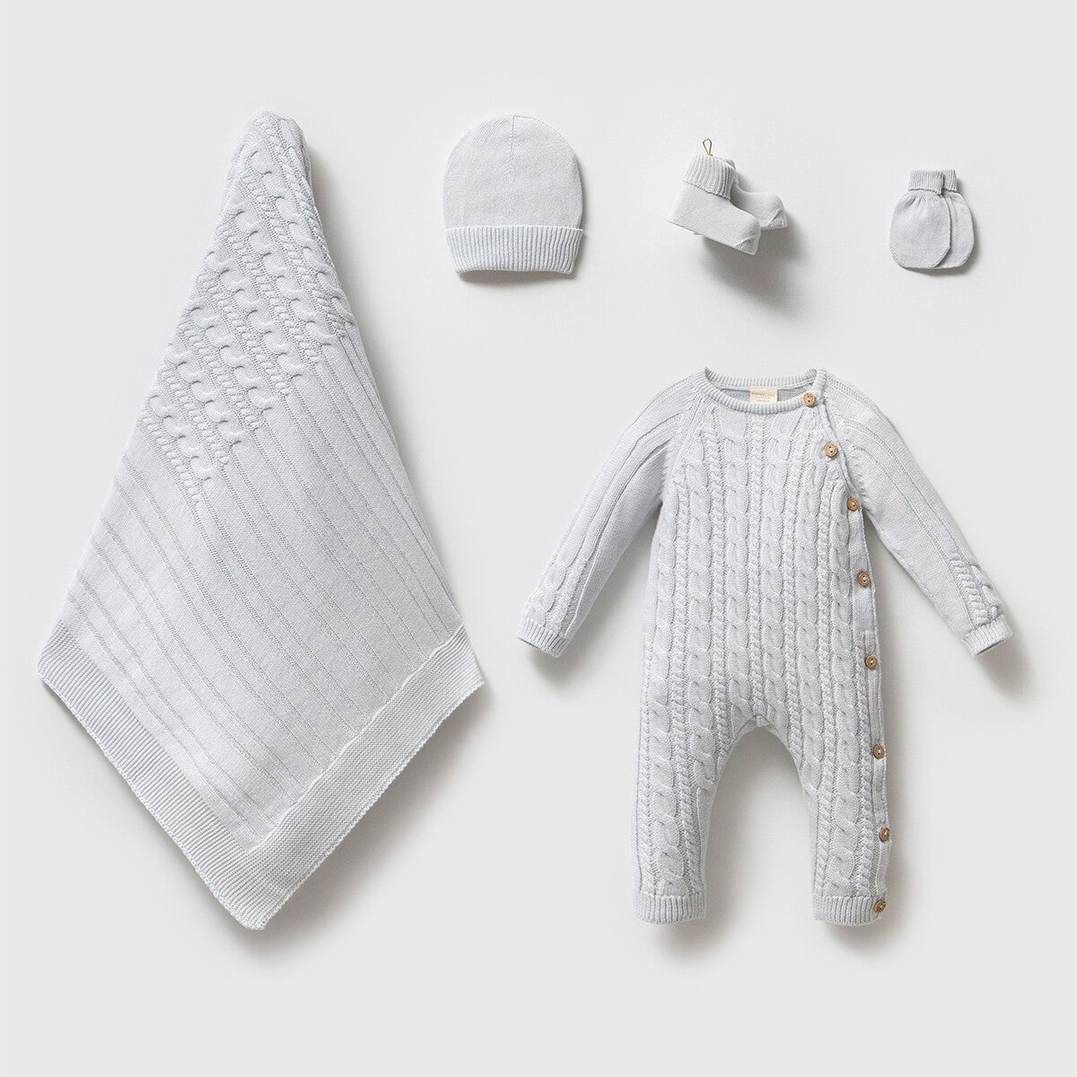 Jax set blauw - 5 delig - 0-3 maanden