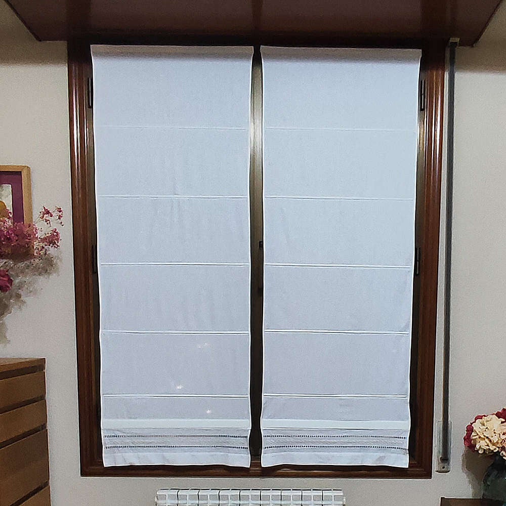 CORTINA OCHOS BORDADOS NATURAL