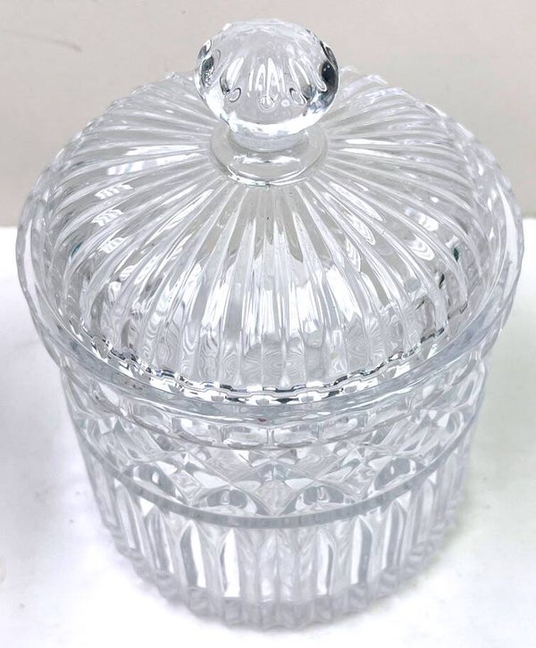 FIFTH AVENUE CRYSTAL BISCUIT JAR