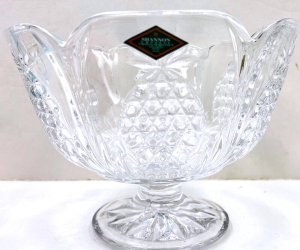 CRYSTAL FOOTED BOWL