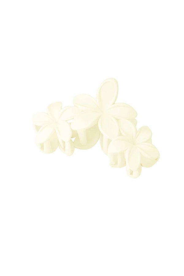 Haarklem bloemen - off white