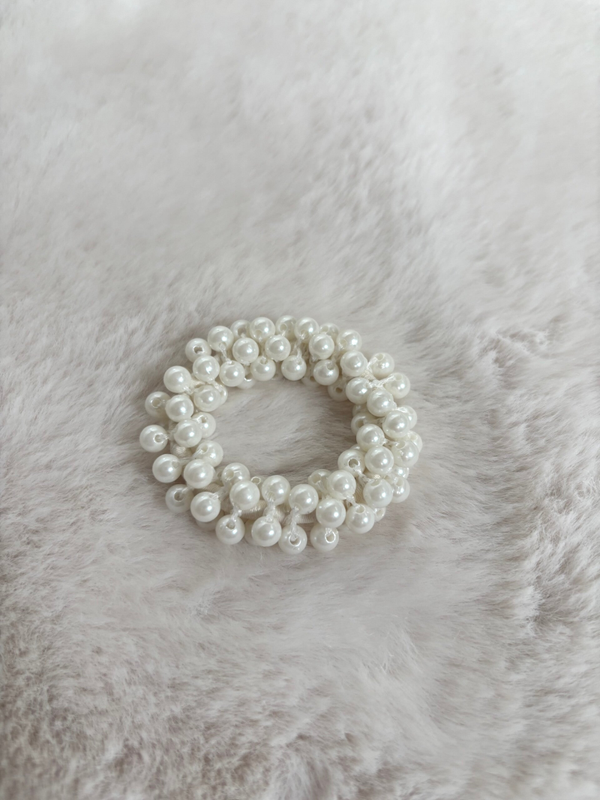 Haarelastiek - parels