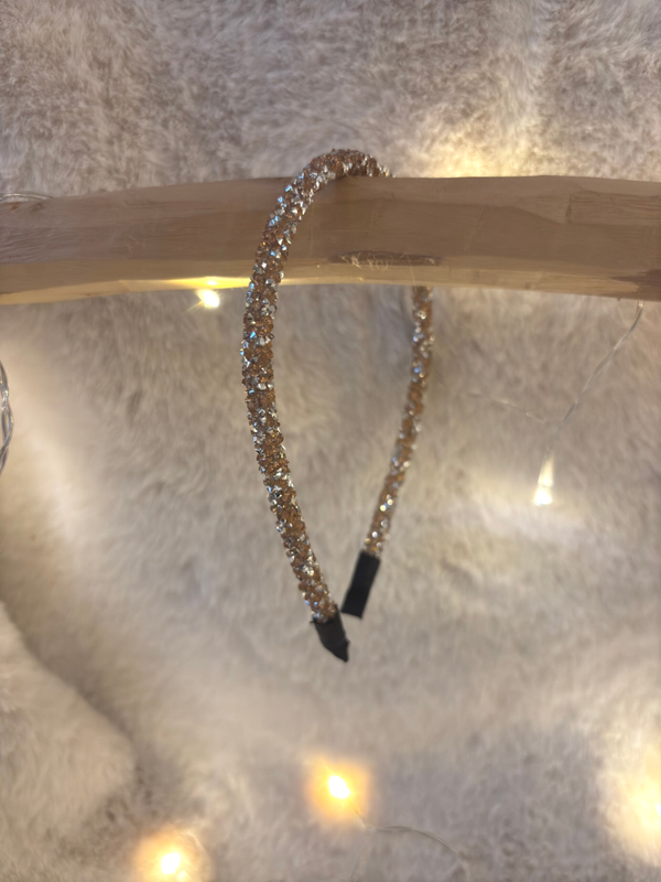 Glitterdiadeem Sparkle - goud