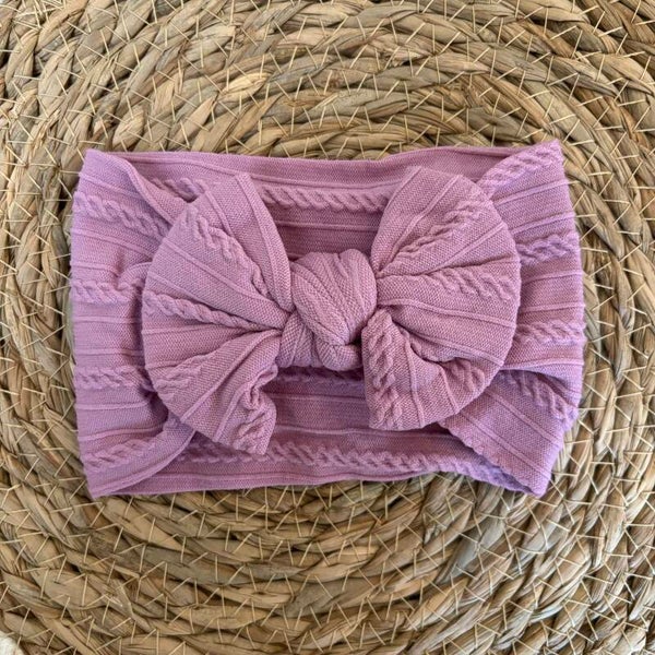 Stoffen haarband - paars