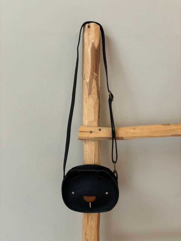 Tasje beertje - zwart