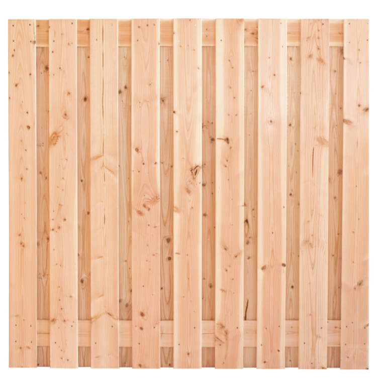 tuinscherm douglas 180x180cm 21 planks