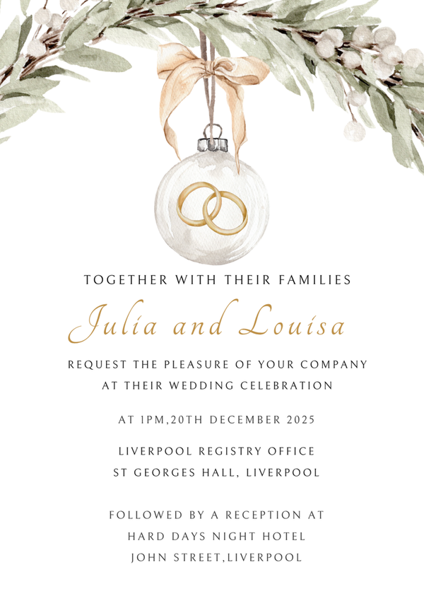 Christmas Wedding