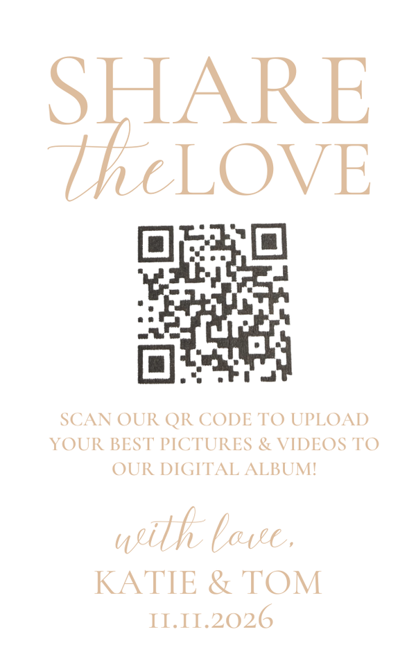 Share the Love cards- with QR code
