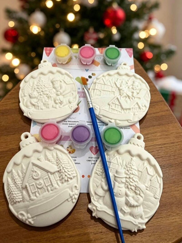 paint your own set - Christmas