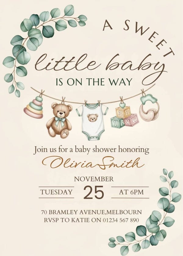 Baby Shower - Sweet little Baby