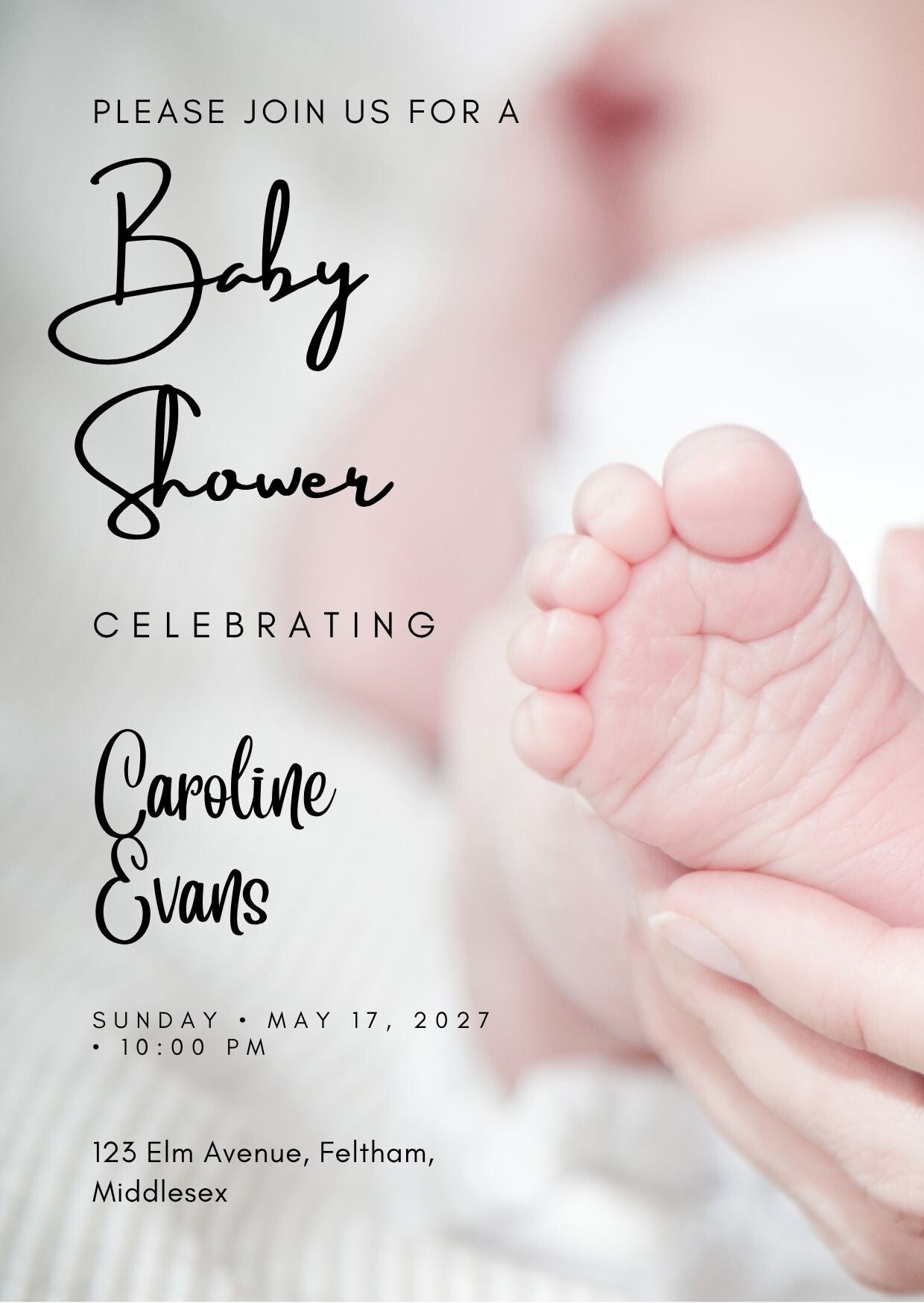 Baby Shower - Finers and Toes