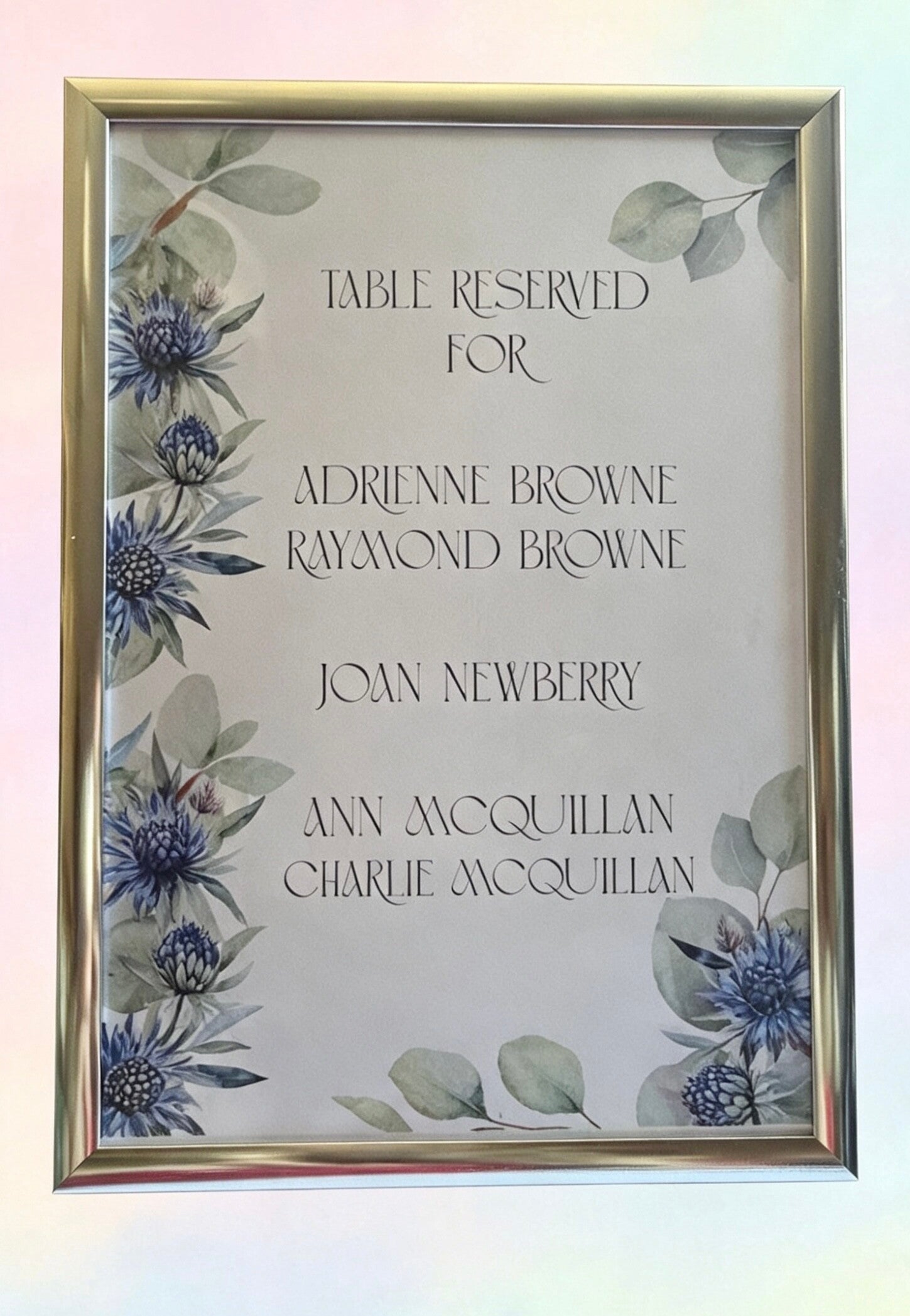 Reserved Seating Sign - from £1.50