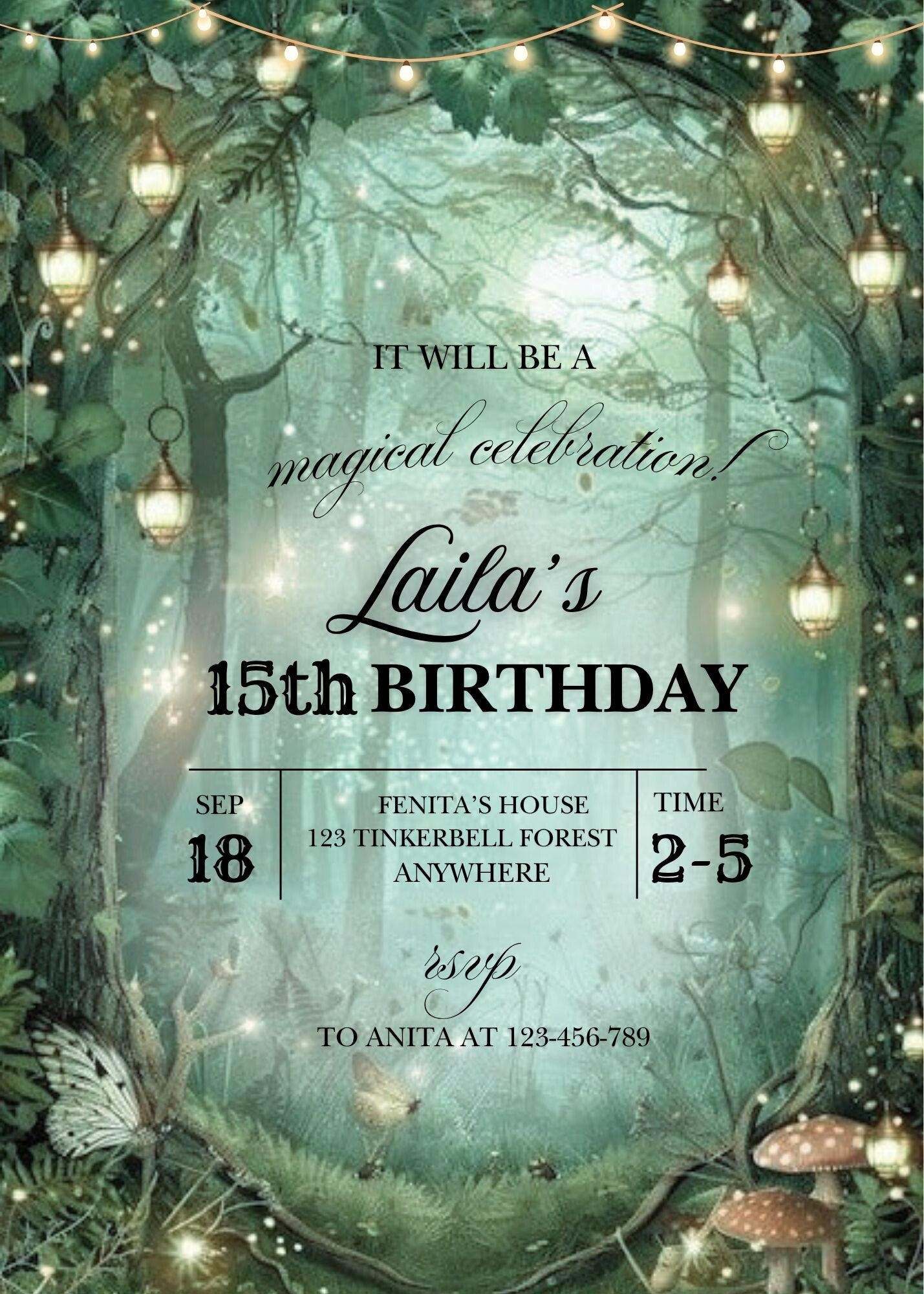 Party Invitation Forest