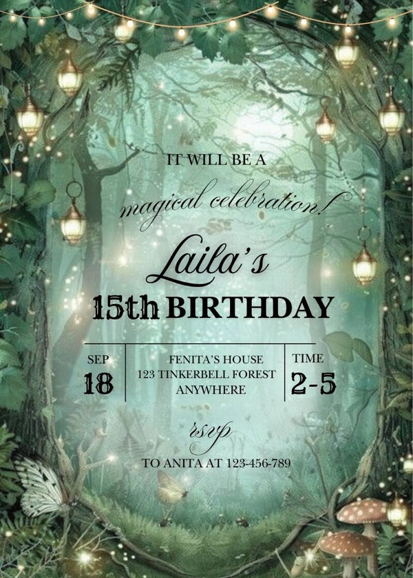 Party Invitation Forest