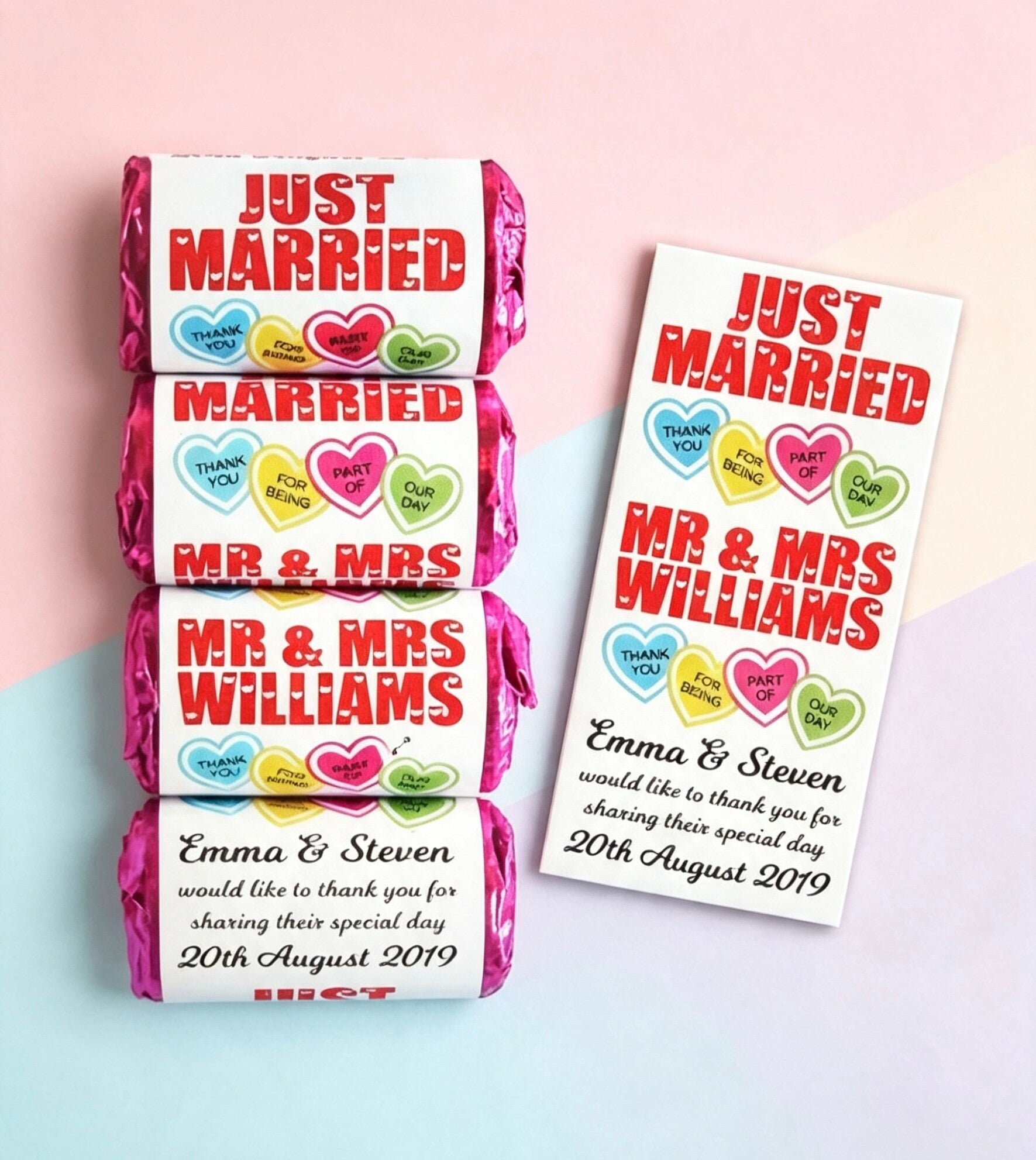 Personalised Love Hearts from £3