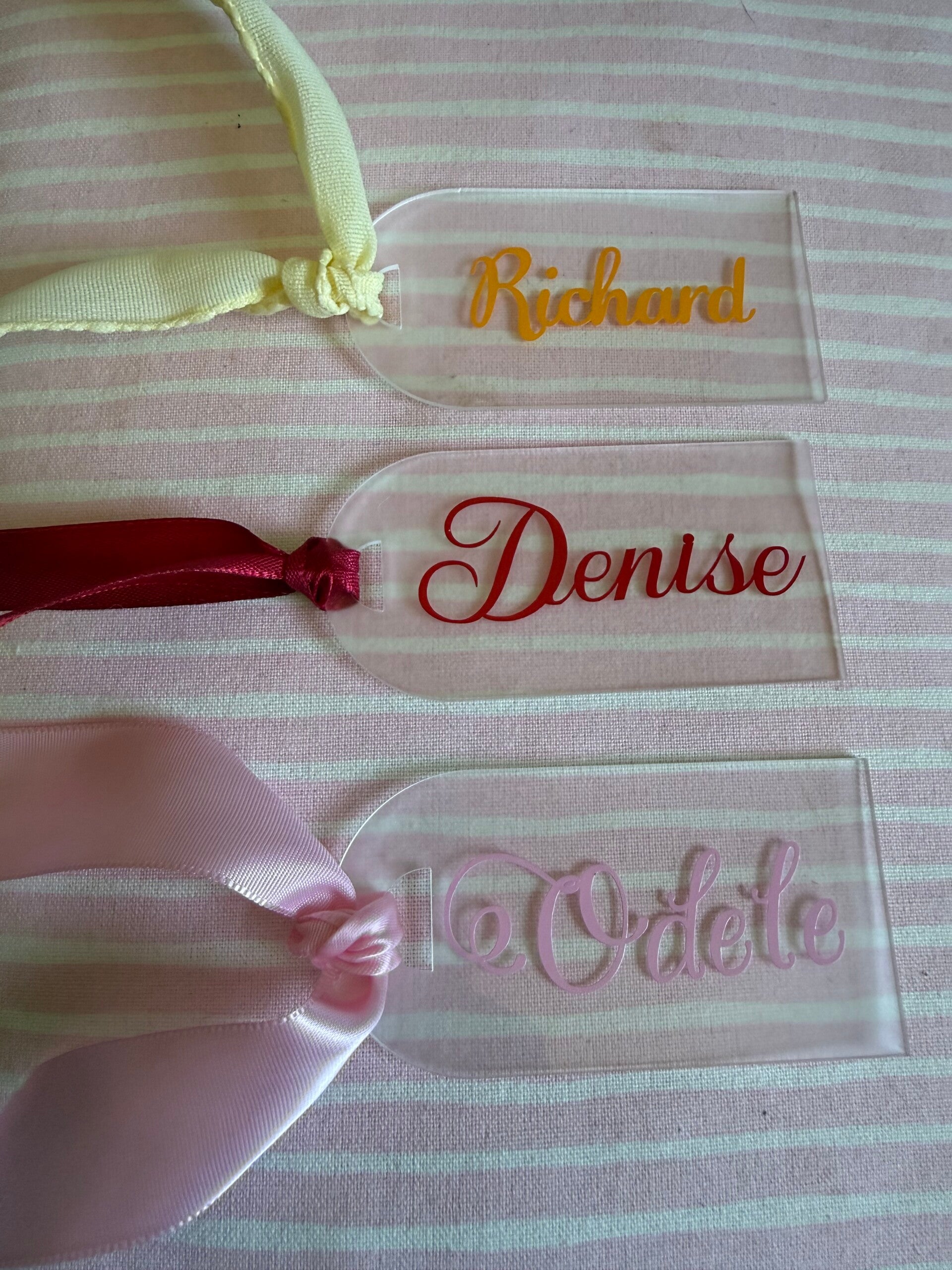 Acrylic Place Settings