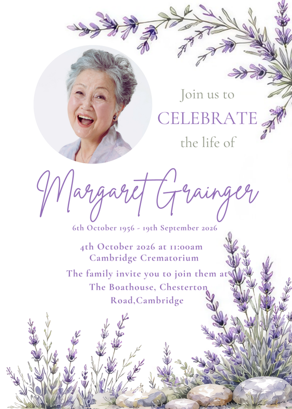 Funeral Invitation