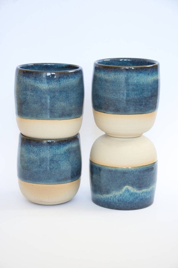 Kaffee Tasse blau