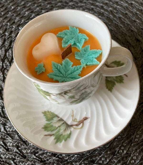 Kuppikynttilä kurpitsalatte🍁