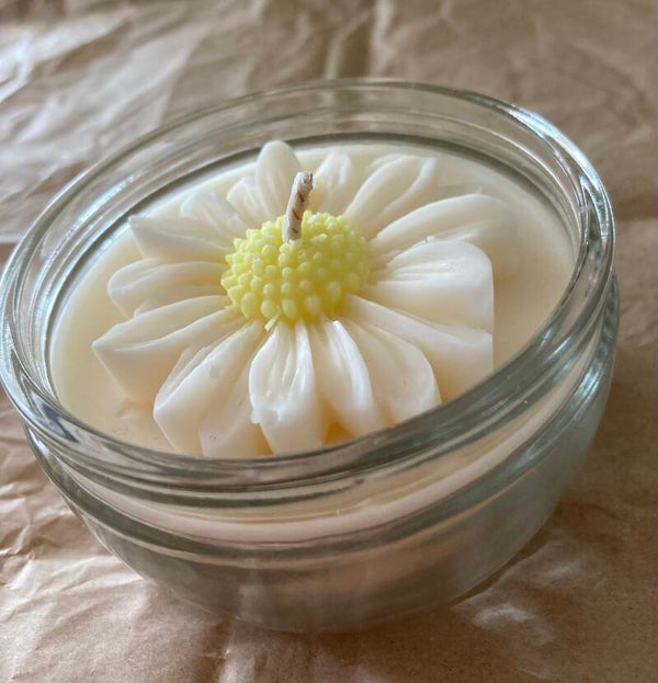 Päivänkakkara kynttilä