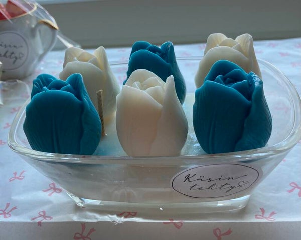 Tuoksuton kynttilä Tulppaanit🇫🇮