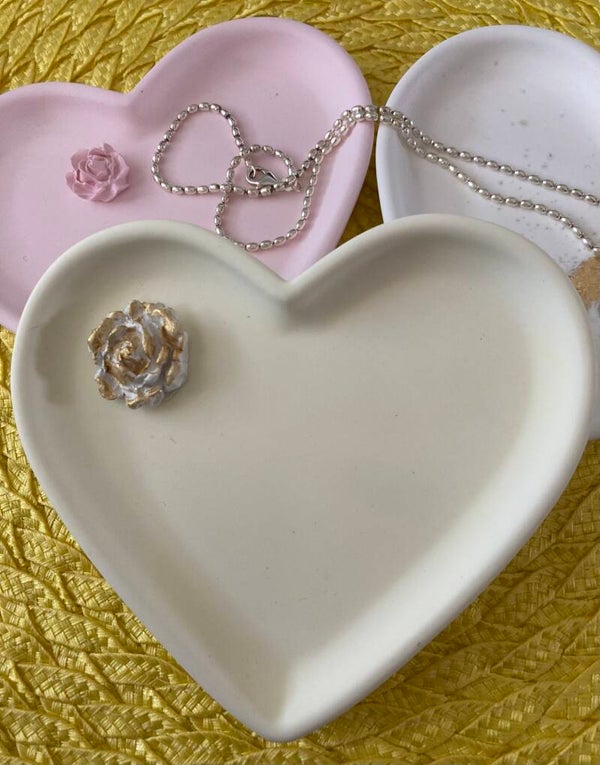 Pieni sydän lautanen