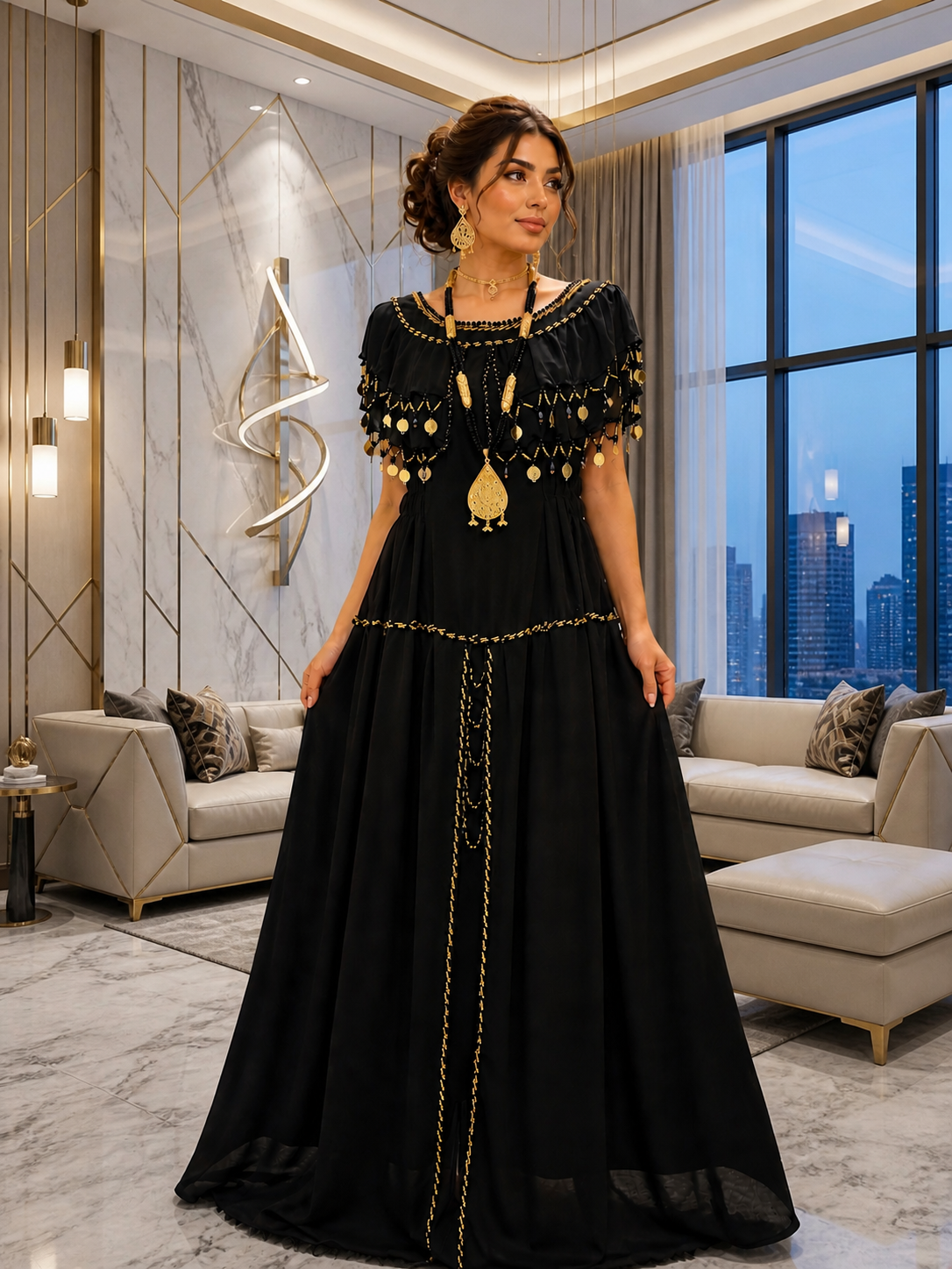 Robe Naili manche courte