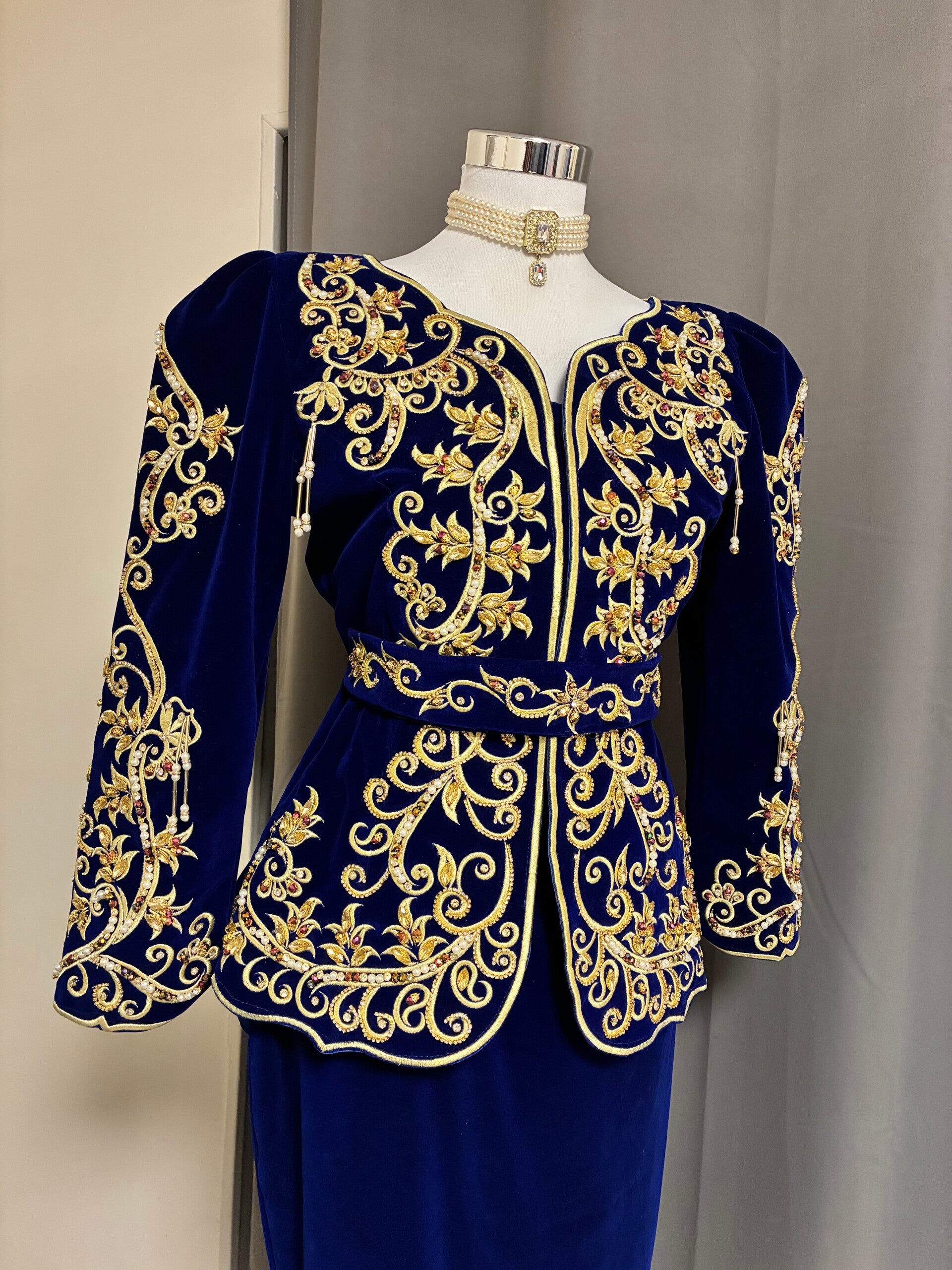 Karakou chic et moderne bleu