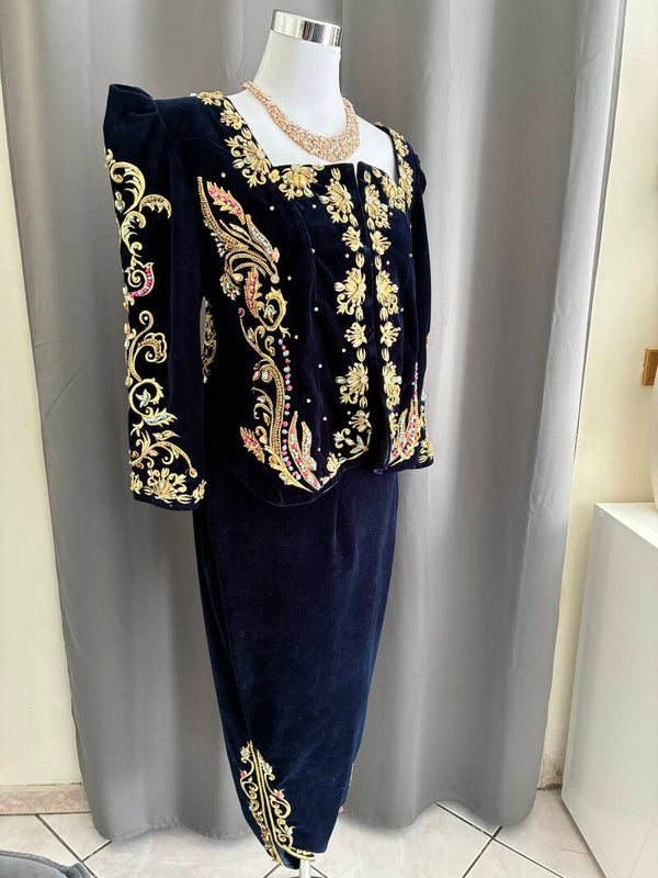 Karakou bleu pétrole