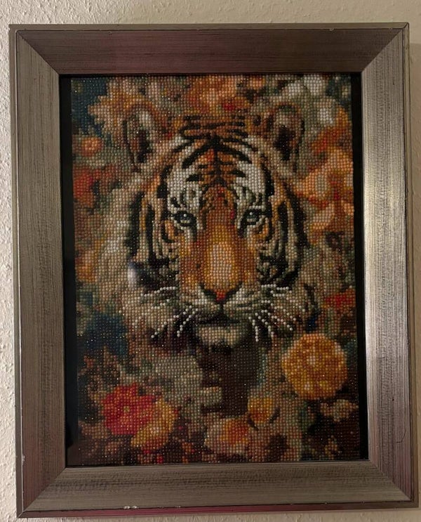 Tiger Diamond art