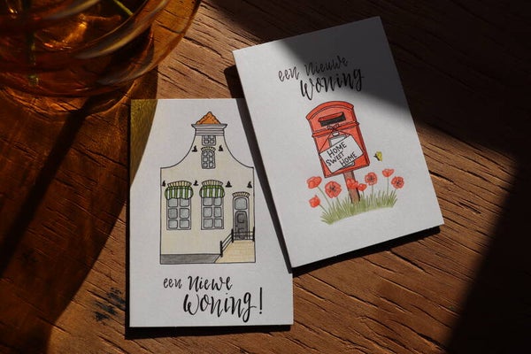 Kaart 'een nieuwe woning'