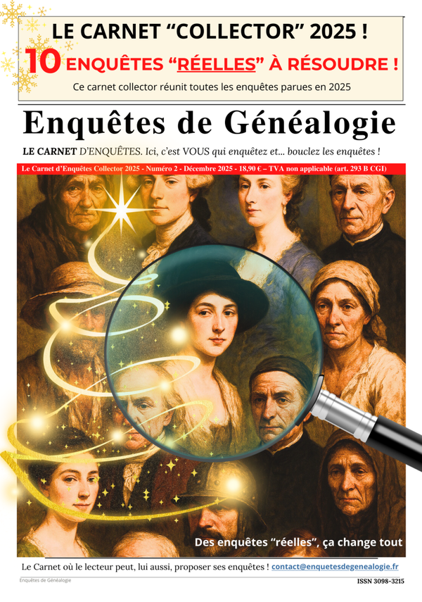 CARNET COLLECTOR 2025 - 10 enquêtes