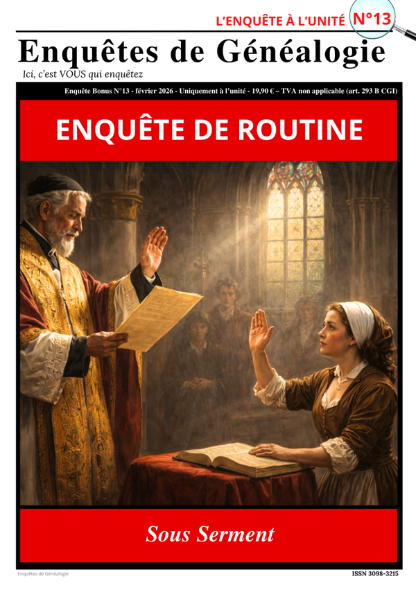ENQUÊTE N°13 - L'unité