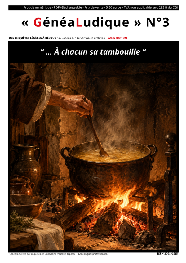 GÉNÉALUDIQUE N°3 - À chacun sa tambouille