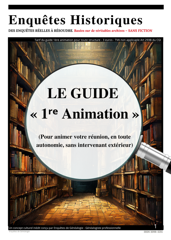 Le Guide 1ère animation