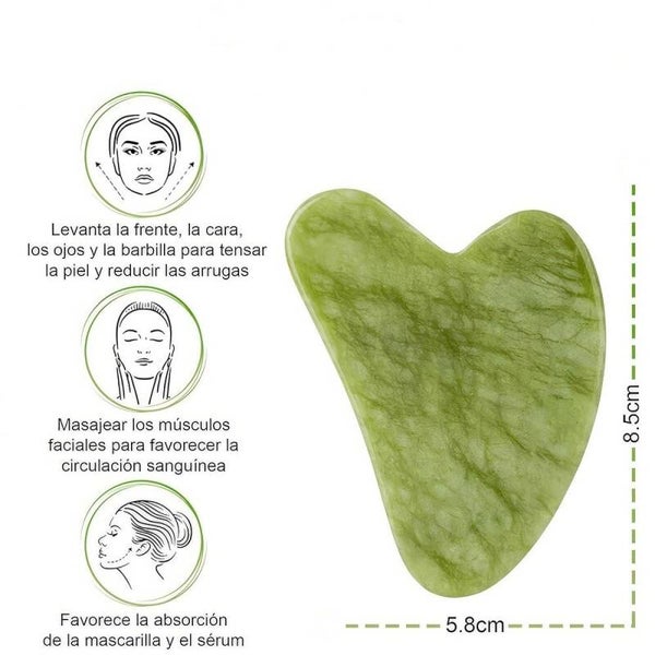 Gua Sha in pietra di Giada