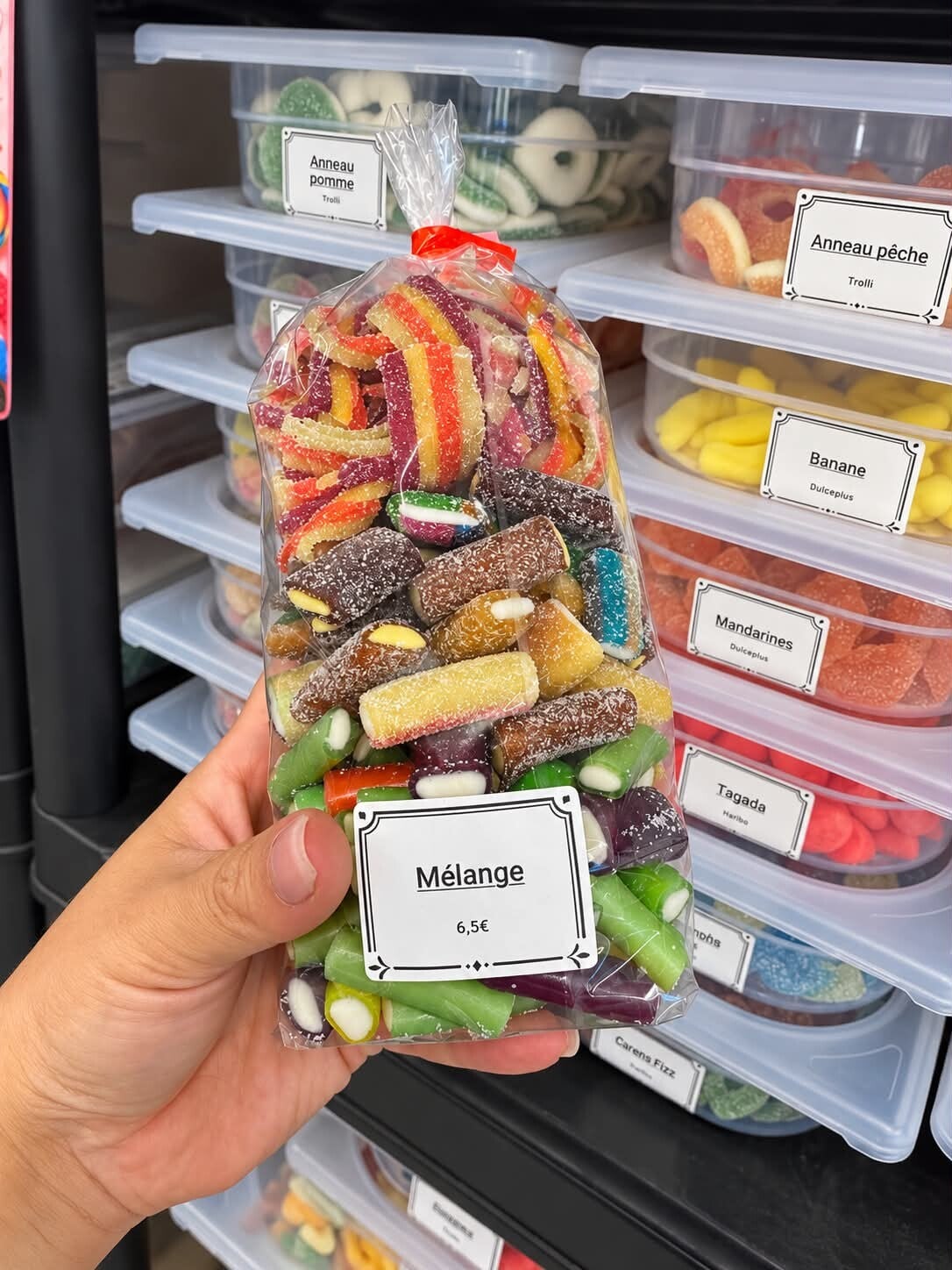 Mélange de bonbons citrique