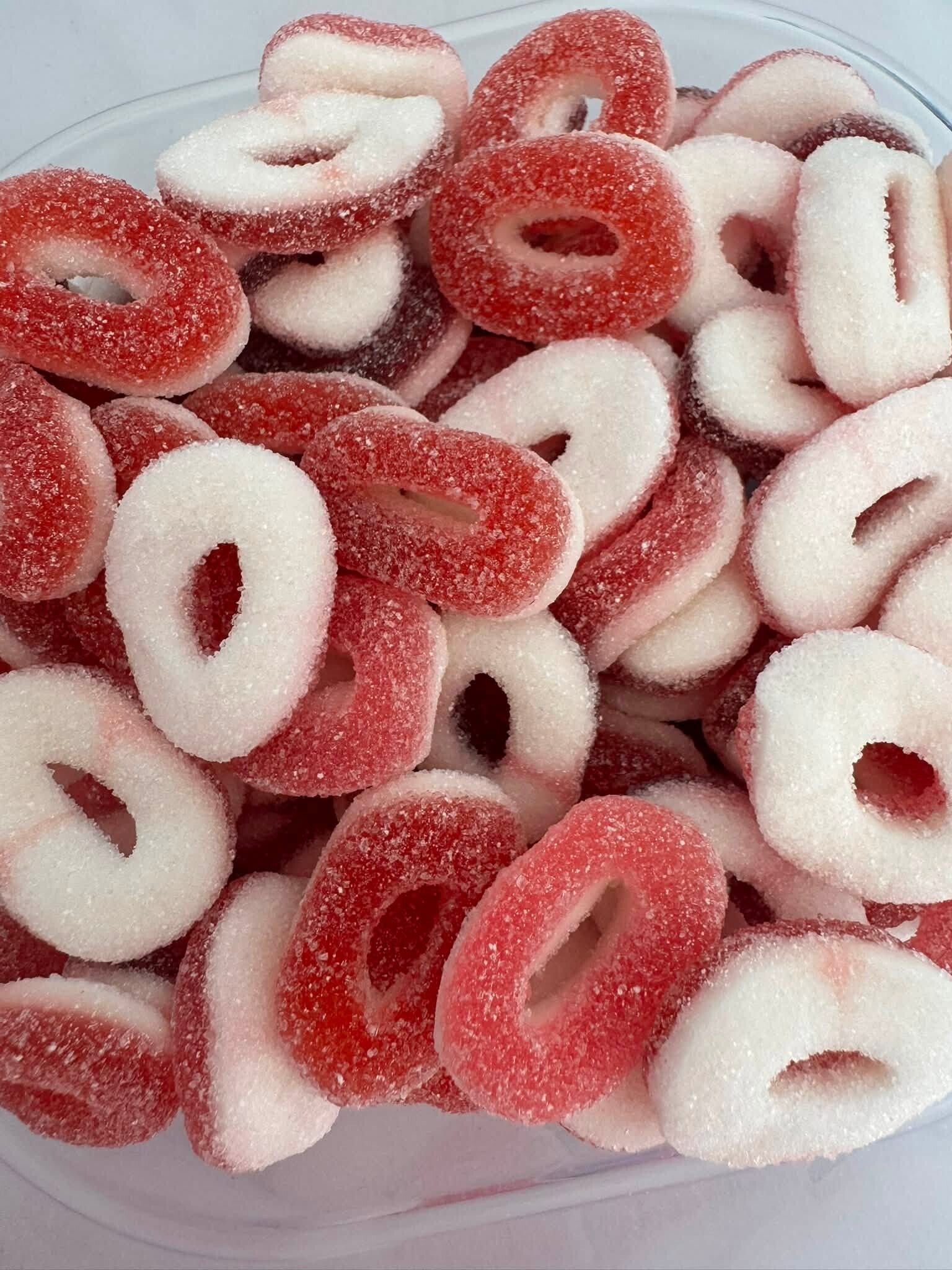 Anneaux fruits rouge