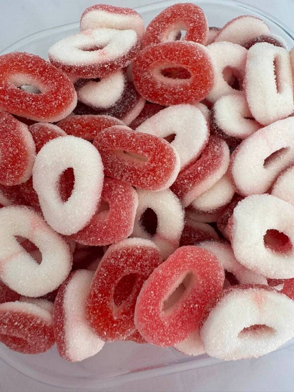 Anneaux fruits rouge
