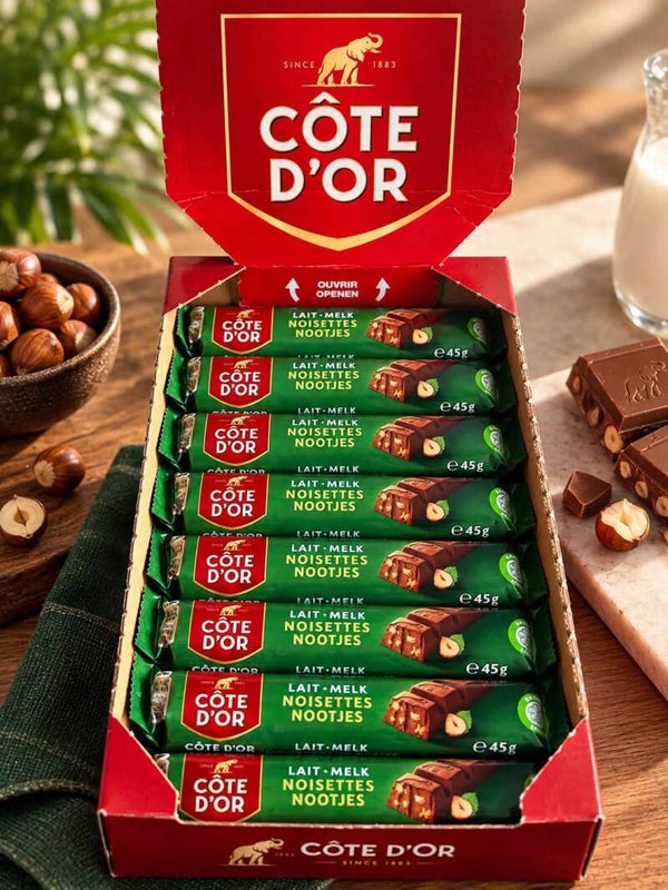 Barre côte d'or Noisettes