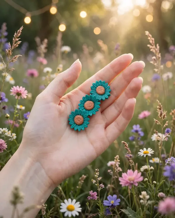 Accesorio pelo 3 flores
