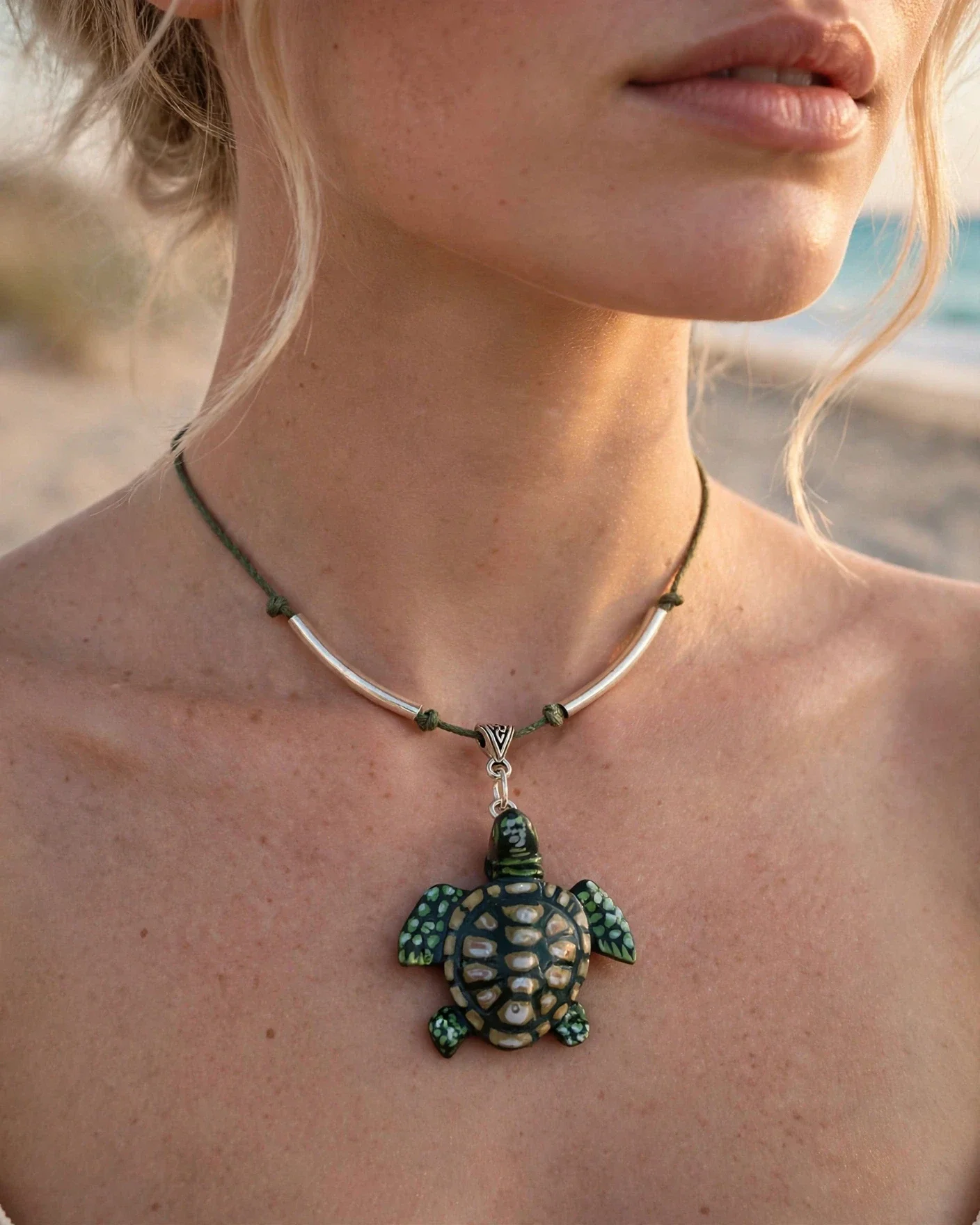 Amuleto, colgante tortuga